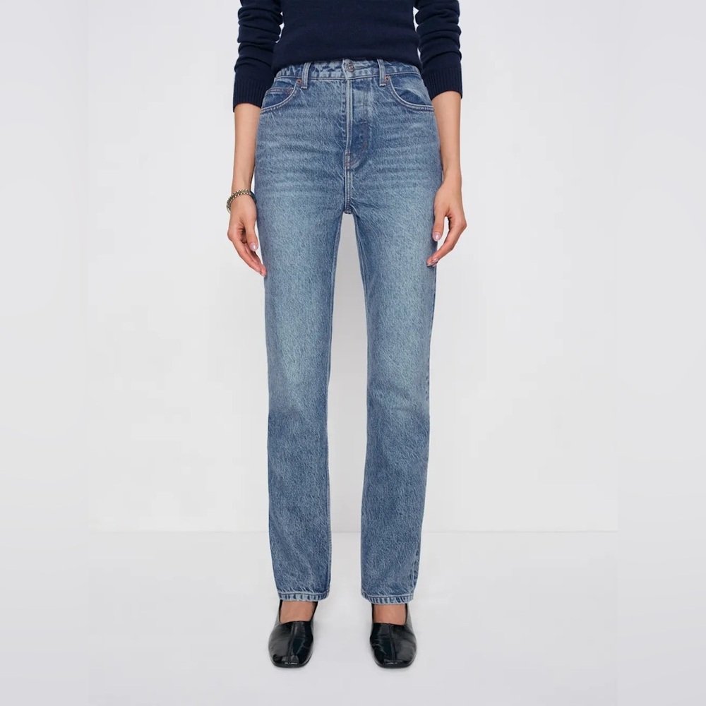 Reformation Cynthia High Rise Straight Jean 🌿